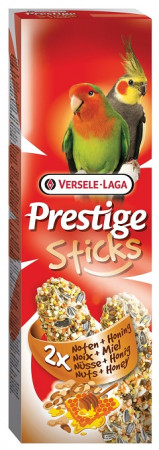 detail VERSELE-LAGA Sticks Big Parakeets Nuts&Honey pre stredné papagáje, 140g