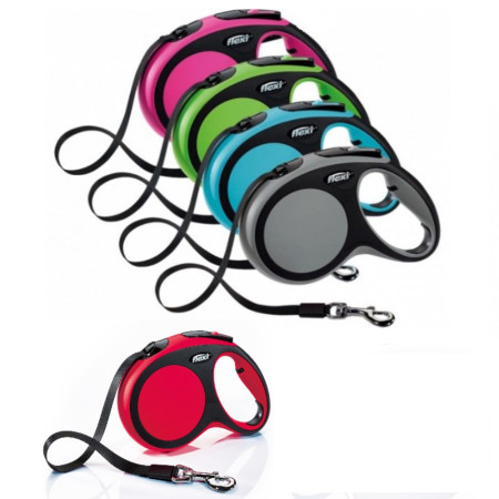 detail FLEXI New Comfort L - páska, 5 m/60kg, ružová, modrá