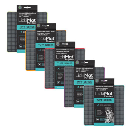 detail LM Playdate Tuff lízacia podložka, 23x20x20 cm, zelená