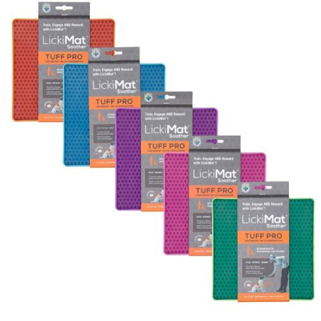 detail LM Soother Pro lízacia podložka, 23x20x20 cm, fialová