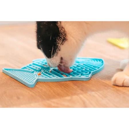 detail LM Casper cat lízacia podložka, 21x22x16 cm, ružová