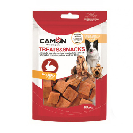 detail CAMON Snack králik, 80g