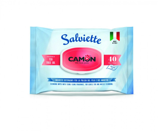 detail CAMON Obrúsky Salviette Tea tree oil 40ks
