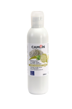 detail ŠAMPÓN so zeleným ílom pre psov, 200ml