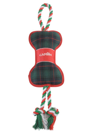 detail HRAČKA vianočná kosť s lanom