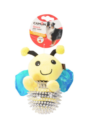 detail HRAČKA pískacia lopta:lienka, motýľ, včielka, 16cm