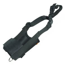 detail COLLAR Nylonový náhubok s D-krúžkom Dog Extreme, 25-34 cm, čierna