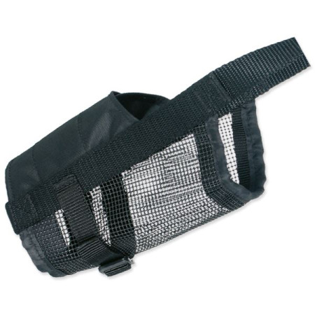detail COLLAR Náhubok nylon so sieťkou, 25-34 cm, čierna