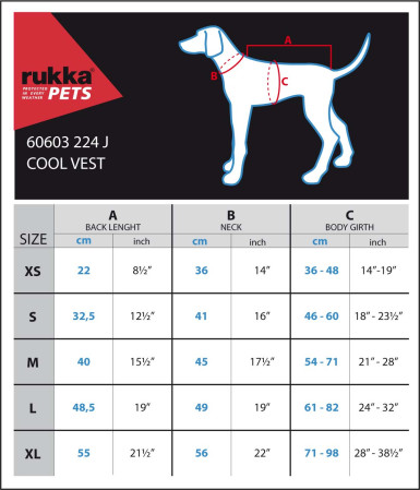 detail RUKKA PETS Chladiaca vesta grey cestovná, XS, šedá