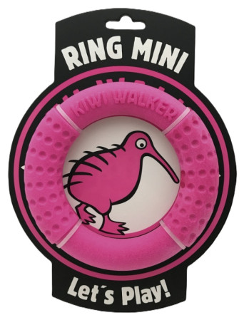 detail KIWI Walker RING Kiwi mini pink, 13 cm, ružová