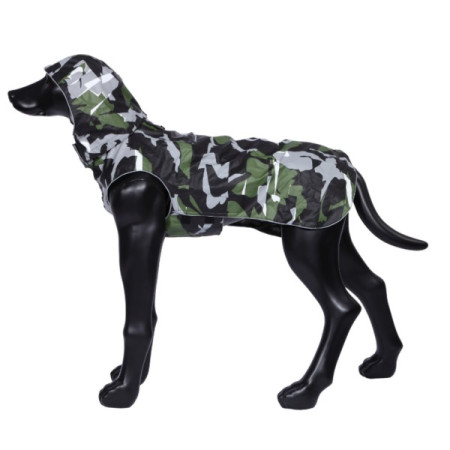 detail RUKKA PETS Pršiplášť camo, 27cm