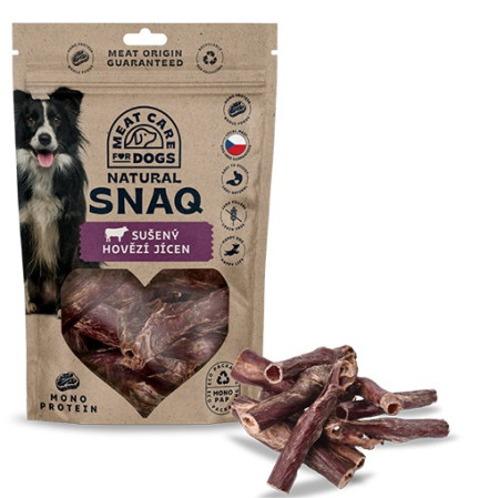detail MAŠKRTY pre psov sušený hovädzí pažerák, 100g