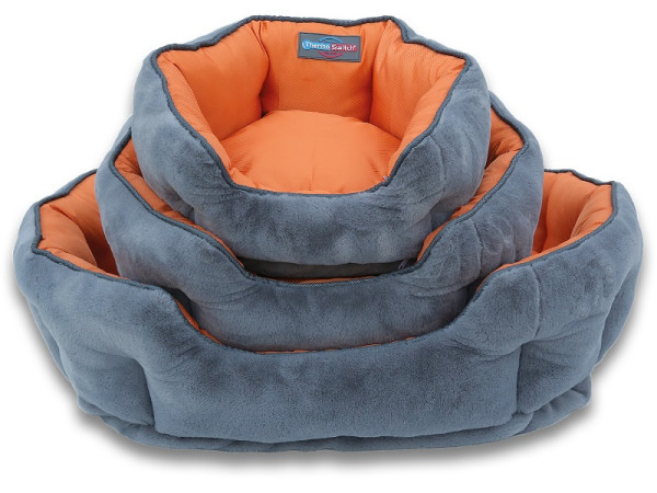 detail THERMOSWITCH Pelech Santorini, S 45 x 38 x 20 cm, oranžová/sivá