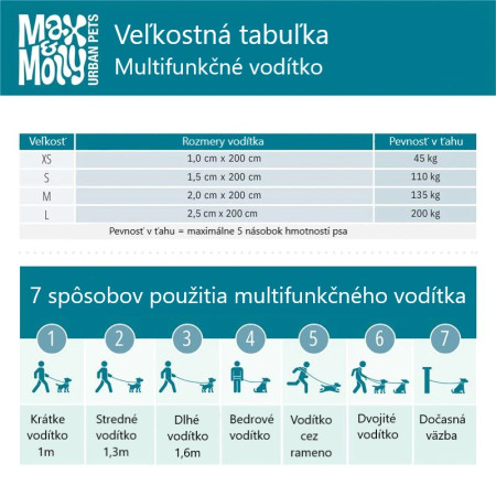 detail Vodítko Multi-Function Monkey Maniac L