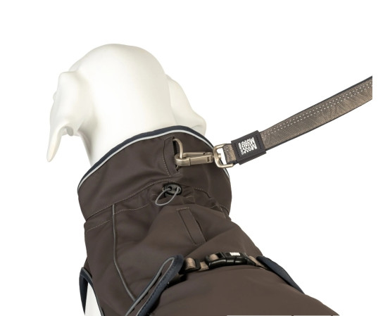 detail PLÁŠTENKA Matrix tm.hnedá XL 80cm