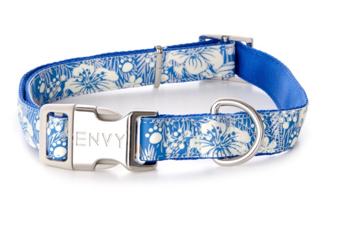 detail Papillon HULA-HULA obojok nastaviteľný, 48-70 cm, modrá