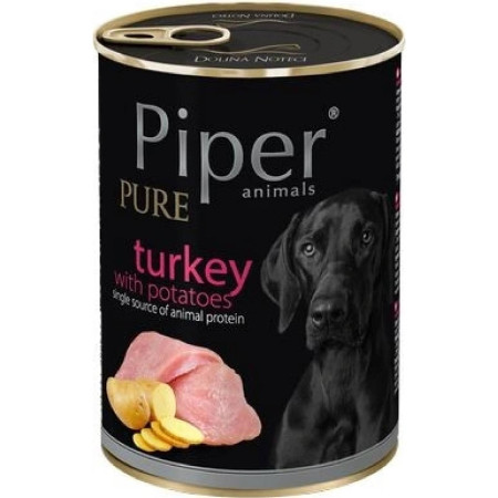 detail PIPER Plat.konzerva pre psov morka so zemiakmi, 400 g
