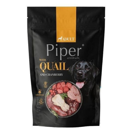 detail PIPER kapsička pre psa prepelica s brusnicami, 500g