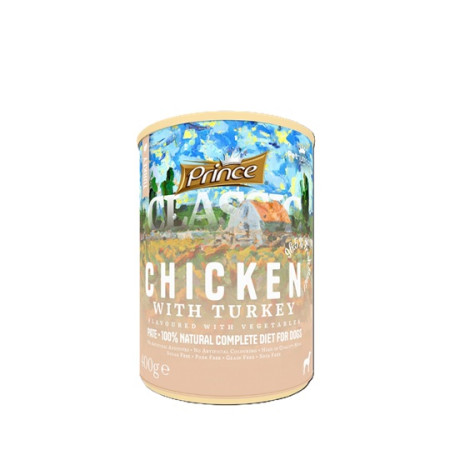 detail PRINCE CLASSIC turkey w/chicken&vegetable, 400g