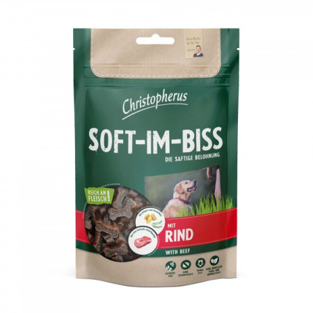 detail Christopherus SiB soft maškrty pre psov hovädzie, 125 g
