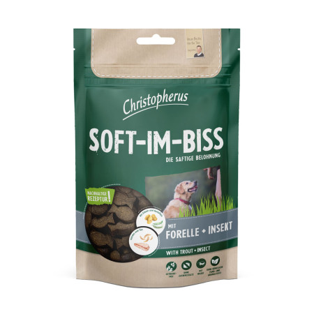 detail Christopherus SiB soft maškrty pre psov pstruh, 125 g