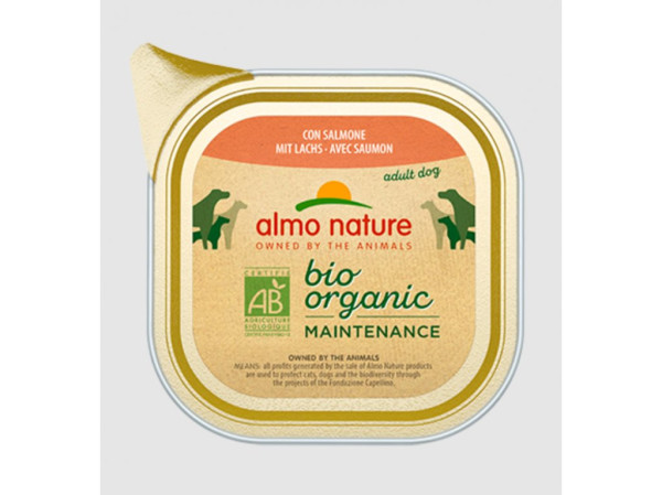 detail BIO organic dog vanička losos, 100g