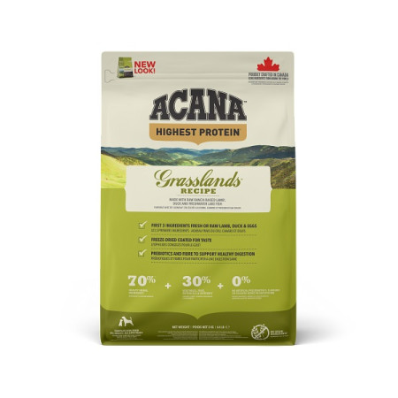 detail ACANA Grasslands Dog 2 kg RECIPE