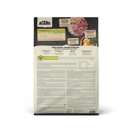 detail ACANA Grasslands Dog 6 kg RECIPE