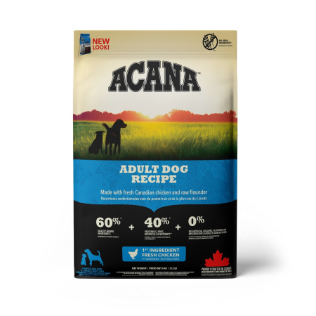 detail ACANA Adult Dog 6kg RECIPE