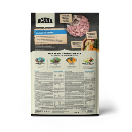 detail ACANA Adult Dog 6kg RECIPE