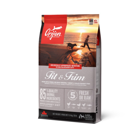 detail ORIJEN Fit & Trim 11,4 kg Granule