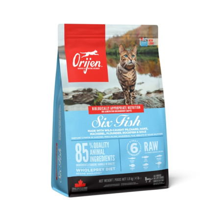 detail ORIJEN 6 FISH CAT 1,8 kg