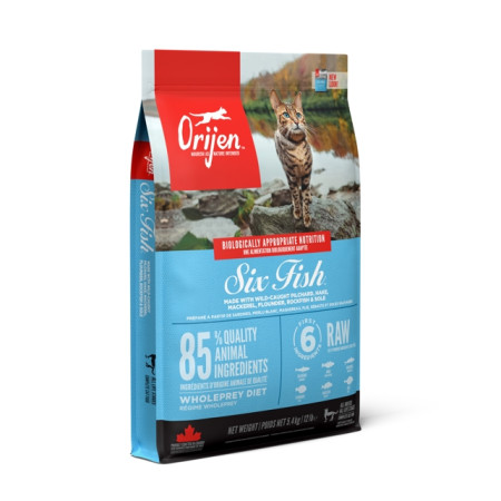 detail ORIJEN 6 Fish Cat 5,4 kg Granule