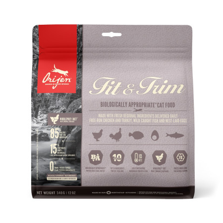 detail ORIJEN Fit & Trim Cat 340 g Granule