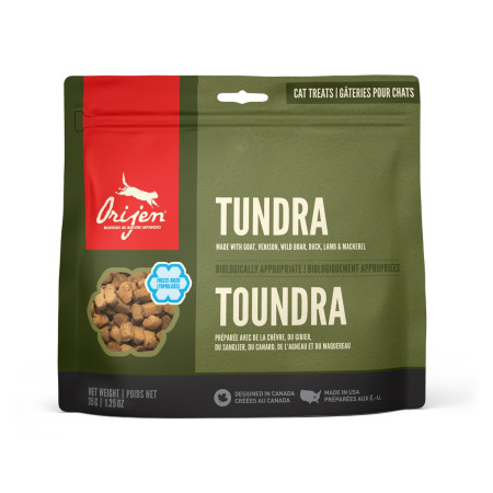 detail ORIJEN Freeze Dried Tundra Cat 35 g Pamlsky