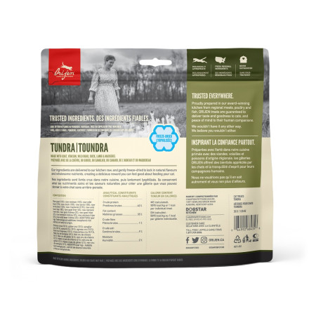 detail ORIJEN Freeze Dried Tundra Cat 35 g Pamlsky