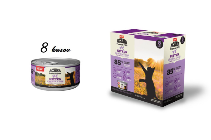 detail ACANA Cat Pate Kitten 8ks x 85g