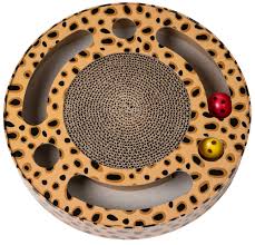 detail SANDEZIA Scratch Catch Cheetah Drapak