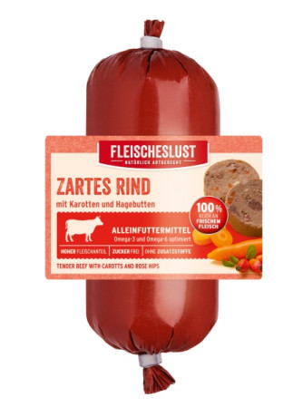 detail Meat Love Saláma jemné hovädzie mrkva šípky, 200 g