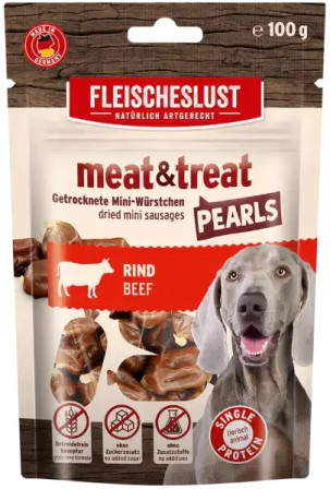detail MAŠKRTY pre psov trEAT hovädzie, 100g