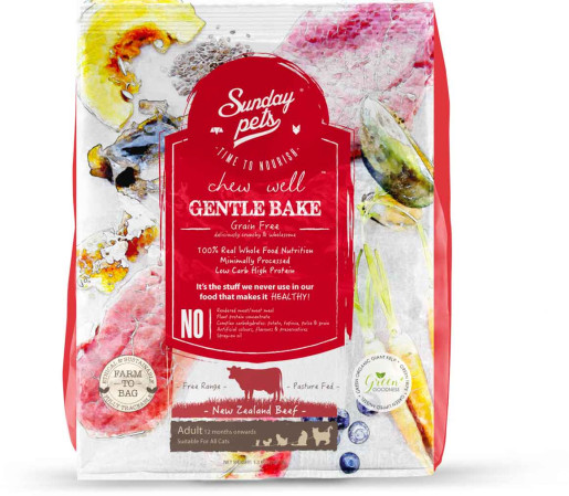 detail SUNDAYPETS GEN.BAKE Beef cat, 1.3kg