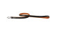 náhľad COLLAR Kožené vodítko Soft, 122cm/25mm, čierno-hnedá