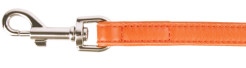 COLLAR Kožené vodítko Glamour, 122cm/25mm, oranžová