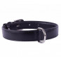 náhľad COLLAR Kožený obojok Glamour, 38-49cm/25mm, čierna