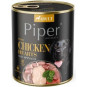 náhľad PIPER konzerva pre psa kuracie srdiečka so špenátom, 800g
