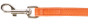 náhľad COLLAR Kožené vodítko Glamour, 122cm/25mm, oranžová