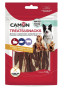 náhľad CAMON Pamlsky pásy králik,treska s hov.surovou kožou 14ks/12cm, 100g