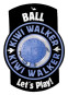 náhľad KIWI Walker BALL Kiwi blue, 9 cm, modrá