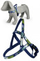 náhľad Papillon Postroj Reflex Blue nylon, 60-71 cm, modrá