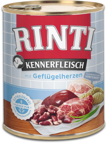 RINTI Kennerfleisch hydinové srdiečka, 800 g